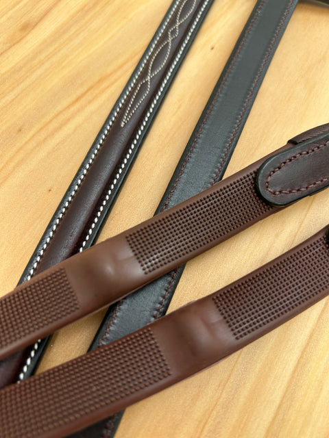 X-treme Rubber Grip Notched Reins