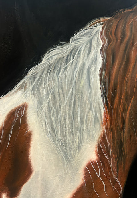'The Bond' Original Oil Painting by Indi Williams