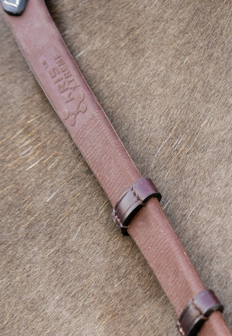 Gel Grip Leather Notched Reins