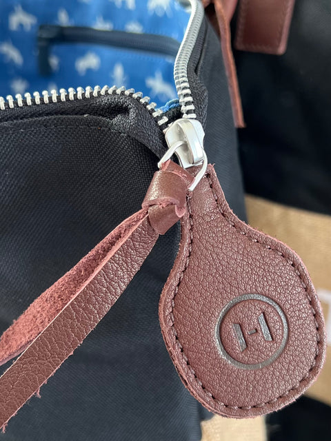 Hinterland Black and Jute Striped Tote